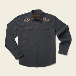 Howler Men's Gray Blue Guacho Shirt